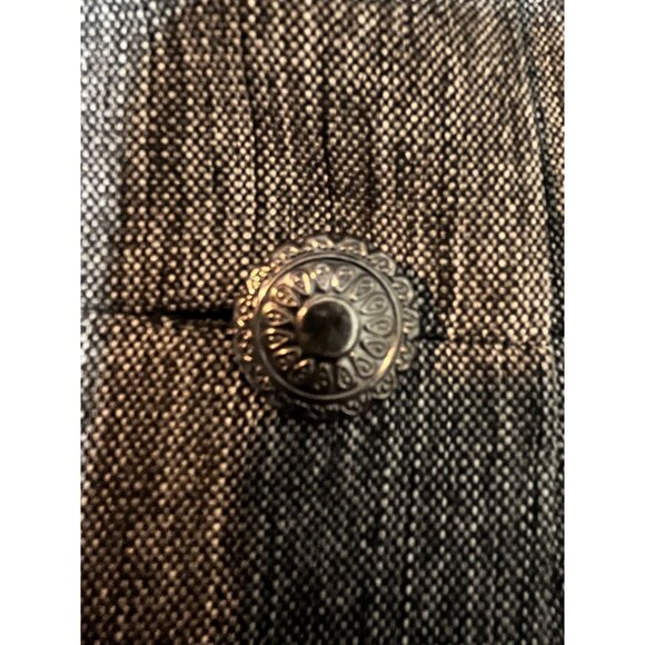 Emily Womens Blazer Jacket Size 12 Button Closure‎ Gray - Picture 2 of 4